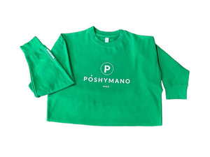 Green Poshymano Paris Sweatshirt.  T-Shirt Samp