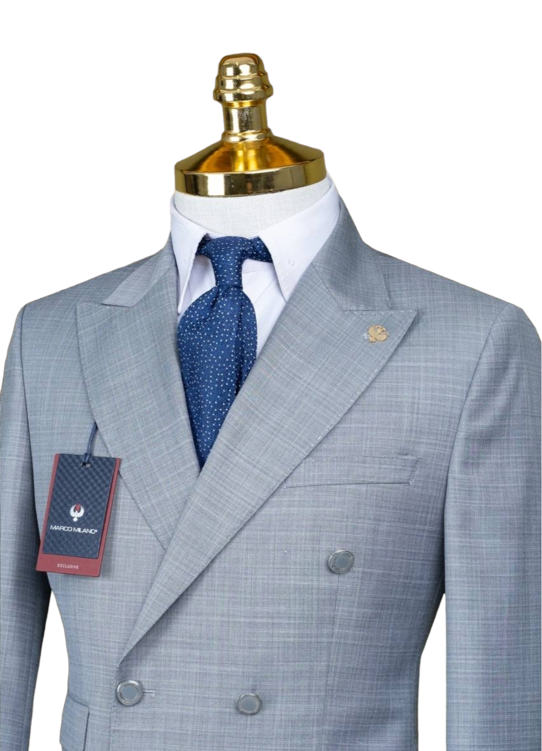 Plain Classic double breasted 2 Piece Suit