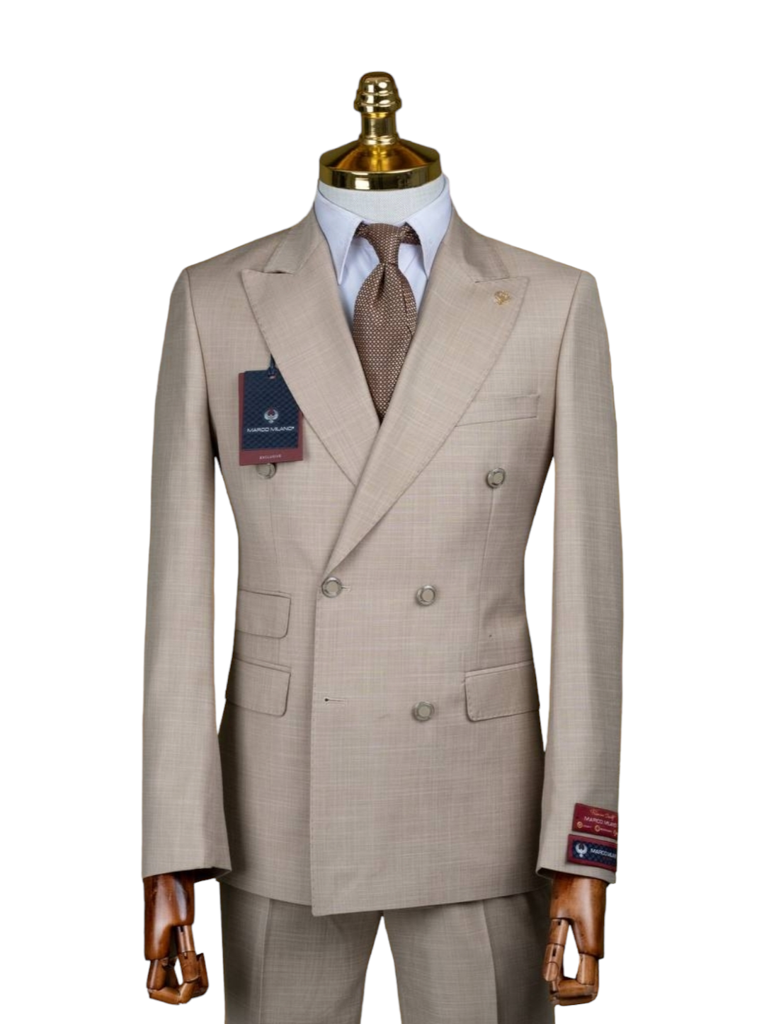 Plain Classic double breasted 2 Piece Suit