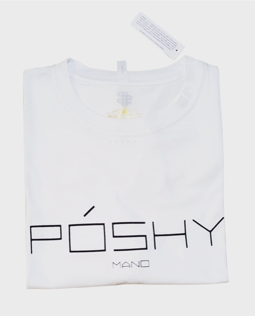 Poshy Vini T-Shirt Longsleeve White